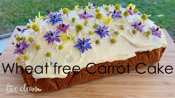 A Wheat free Carrot Cake recipe