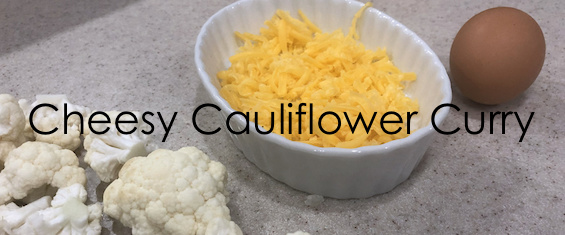 Cheesy Cauliflower Curry, a recipe