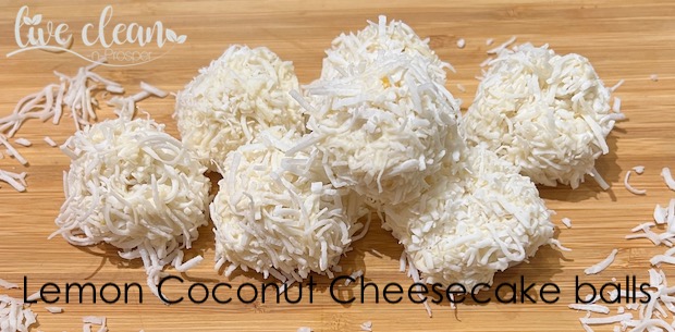 Lemon Coconut Cheesecake balls