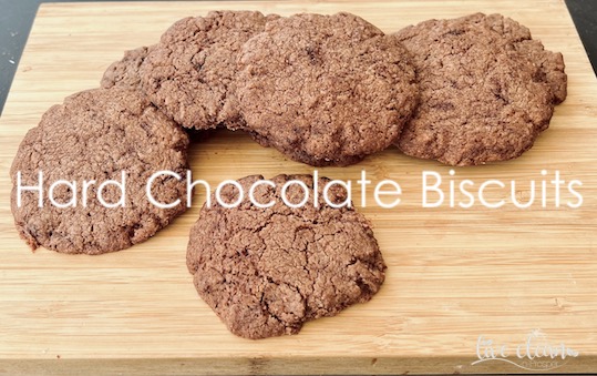 Hard Chocolate Biscuits – a recipe